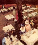 Maurer, Alfred Henry In a Cafe oil painting picture wholesale